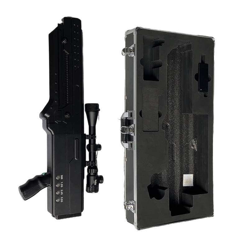  南郑手持便携式枪型低空防御反制四通道A型